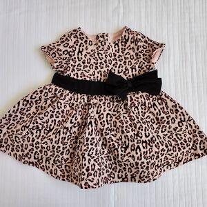 Spencer By Jaclyn Smith Pink Leopard Print Dress 0-3months